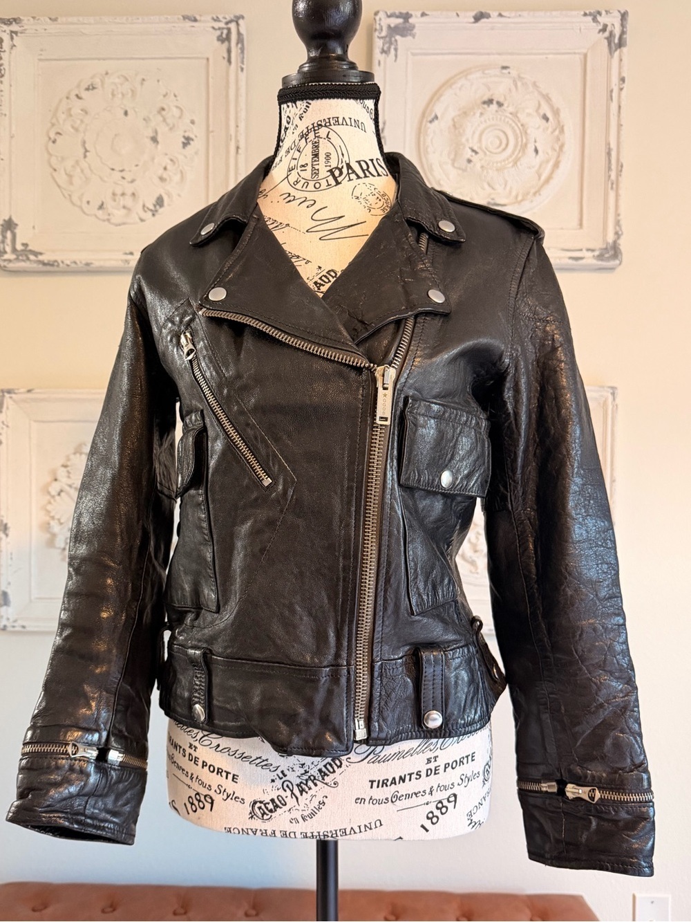 GOLDEN GOOSE Golden Leather Jacket